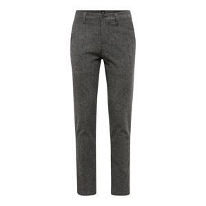 BOSS Chino kalhoty 'Schino-Tapered 10209697 01'  tmavě šedá / černá