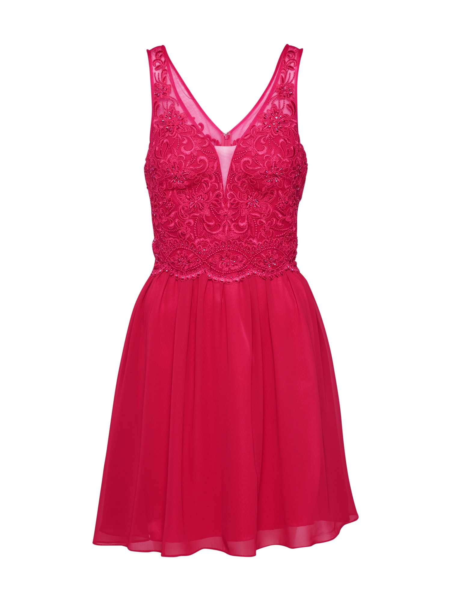 Laona Koktejlové šaty  červená třešeň / pink