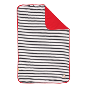 Steiff Collection Dětská deka  námořnická modř / bílá / červená