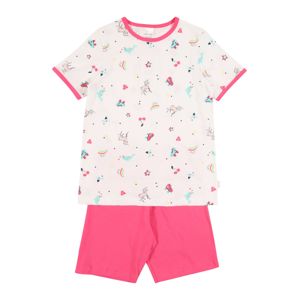 SCHIESSER Pyžamo  bílá / pink