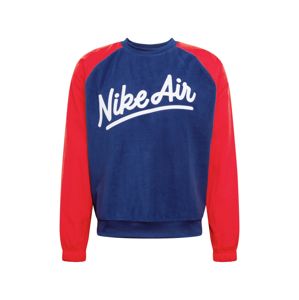 Nike Sportswear Mikina  světle červená / bílá / tmavě modrá