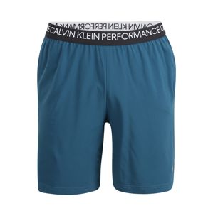 Calvin Klein Performance Sportovní kalhoty  petrolejová