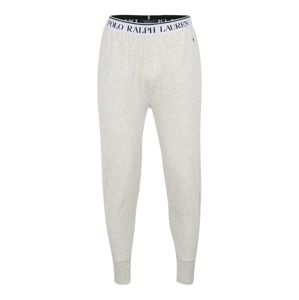 POLO RALPH LAUREN Pyžamové kalhoty  šedá / bílá