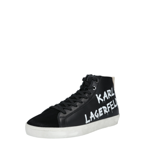 Karl Lagerfeld Kotníkové tenisky 'SKOOL'  černá / bílá