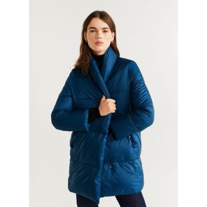 MANGO Zimní kabát 'Nedalong'  kobaltová modř