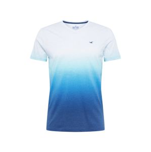 HOLLISTER Tričko  námořnická modř / bílá / svítivě modrá