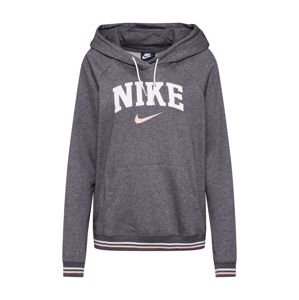 Nike Sportswear Mikina  antracitová / růžová / bílá