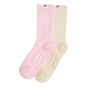 Nike Sportswear Ponožky  bílá / žlutá / růžová
