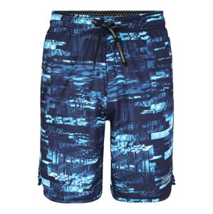 Superdry Sportovní kalhoty 'ACTIVE TRICOT'  námořnická modř / aqua modrá