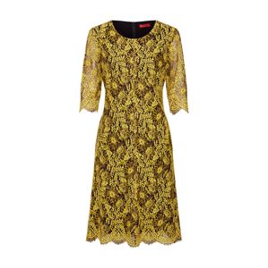 HUGO Pouzdrové šaty 'Kirelia-1'  žlutá / černá