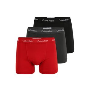 Calvin Klein Underwear Boxerky  černá / červená / šedá / bílá
