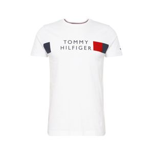 TOMMY HILFIGER Tričko  bílá / modrá / červená