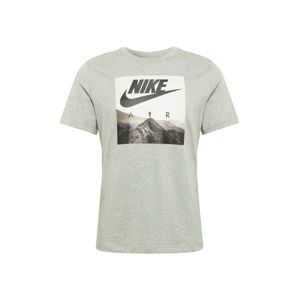 Nike Sportswear Tričko  černá / šedá