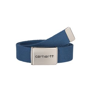 Carhartt WIP Opasek 'Clip Belt Chrome'  modrá