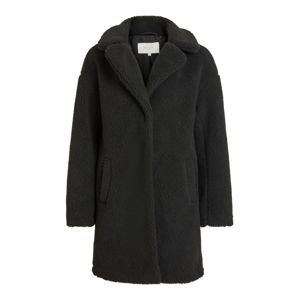 VILA Zimní kabát 'Viplys Teddey'  černá