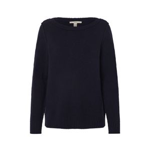 ESPRIT Svetr 'slubseaming sweater'  námořnická modř