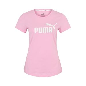 PUMA Funkční tričko 'ELEVATED ESS'  růžová / bílá