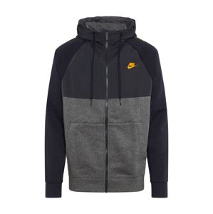 Nike Sportswear Mikina s kapucí  černá / tmavě šedá