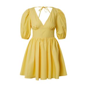 Miss Selfridge Šaty 'YLW FNF POPLIN DRESS'  žlutá