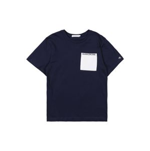 Calvin Klein Jeans Tričko 'CONTRAST POCKET SS T'  námořnická modř
