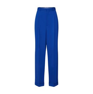 POLO RALPH LAUREN Kalhoty se sklady v pase  modrá