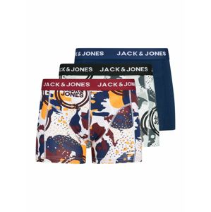 JACK & JONES Boxerky  bílá / námořnická modř / oranžová / bordó / šedá