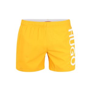 HUGO Plavecké šortky 'Abas'  oranžová / bílá