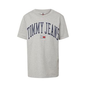 Tommy Jeans Tričko 'COLLEGIATE'  šedá