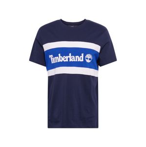 TIMBERLAND Tričko  modrá / tmavě modrá / bílá
