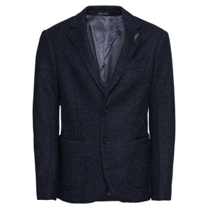 Pier One Sako 'Heavy Tweed Blazer with Pin'  tmavě modrá