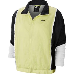 Nike Sportswear Přechodná bunda  černá / bílá / svítivě žlutá
