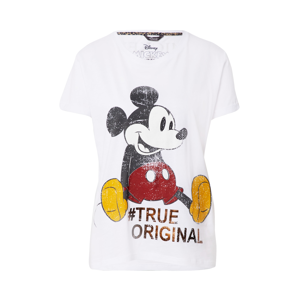 PRINCESS GOES HOLLYWOOD Tričko 'Mickey'  bílá / černá / červená / tmavě žlutá