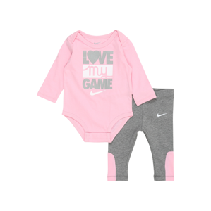 Nike Sportswear Sada 'LOVE MY GAME'  růžová / šedá