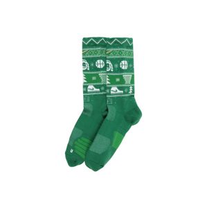 Nike Sportswear Ponožky 'XMAS'  zelená / bílá