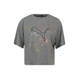 PUMA Funkční tričko 'Metall Splash'  černá / zlatá / pink / stříbrná / šedá