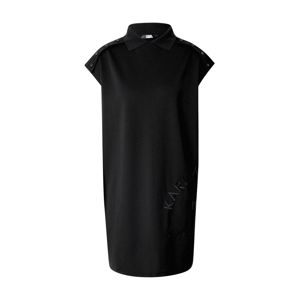 Karl Lagerfeld Košilové šaty 'Polo'  černá