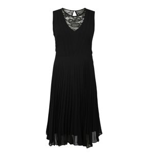 Zizzi Koktejlové šaty 'XAMALIE, S/L, DRESS'  černá