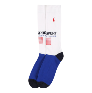 POLO RALPH LAUREN Ponožky  bílá / modrá / marine modrá / červená