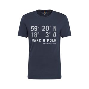 Marc O'Polo Tričko  bílá / tmavě modrá