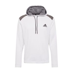 adidas Golf Sportovní svetr  bílá / šedý melír / šedobéžová