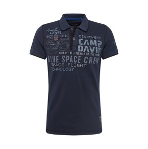 CAMP DAVID Tričko  námořnická modř / bílá