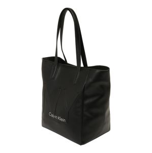 Calvin Klein Nákupní taška 'NY SHAPED NS TOTE'  černá