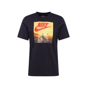 Nike Sportswear Tričko  oranžová / černá