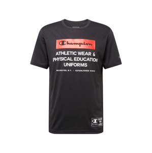 Champion Authentic Athletic Apparel Funkční tričko  černá / bílá / červená