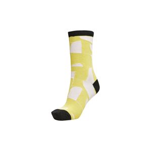 SELECTED FEMME Ponožky  žlutá / černá / bílá