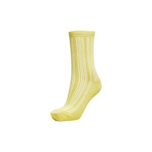 SELECTED FEMME Ponožky  žlutá / bílá