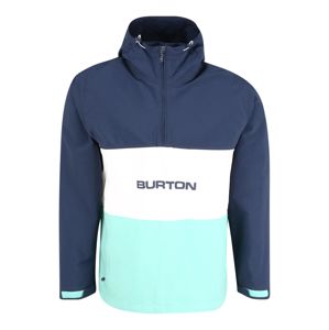 BURTON Sportovní bunda  tmavě modrá / bílá / tyrkysová