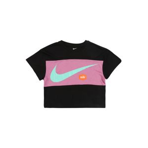 Nike Sportswear Tričko 'NIKE GIRLS SWOOSH TOP'  černá