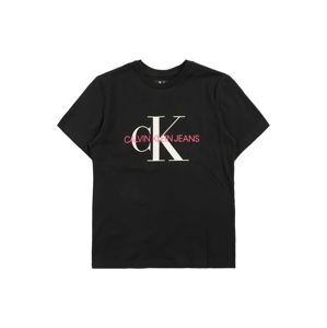 Calvin Klein Jeans Tričko 'MONOGRAM'  černá