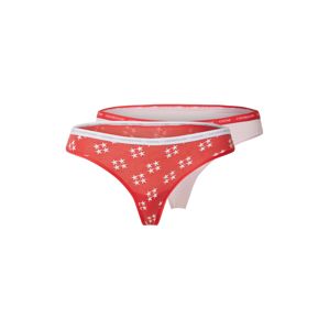 Calvin Klein Underwear Tanga  růžová / bílá / červená